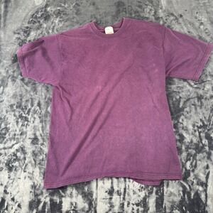 BVD Pro 5000 T-Shirt Mens M Purple Vintage Blank 100% Cotton Made in USA